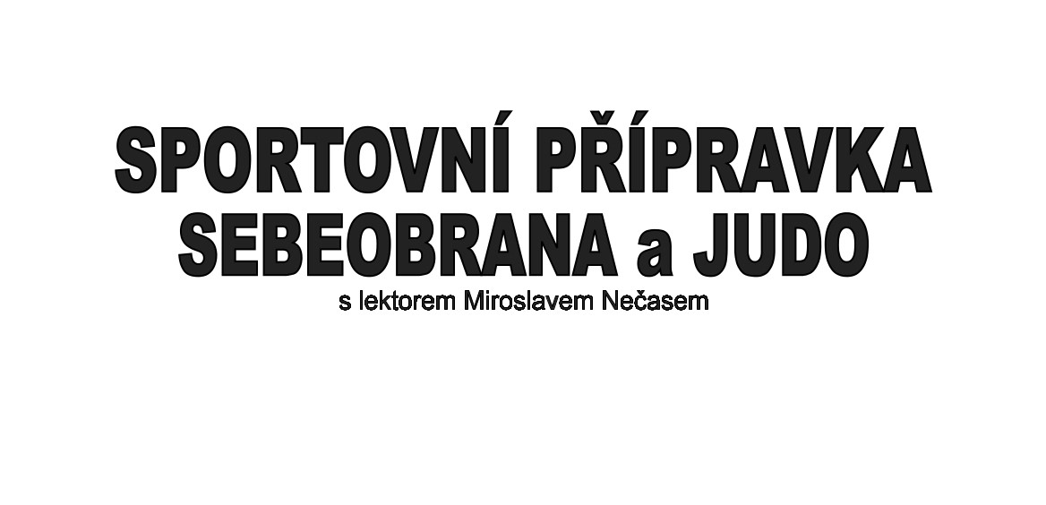 SPORTOVNÍ PŘÍPRAVKA / JUDO / SEBEOBRANA  s lektorem Miroslavem Nečasem