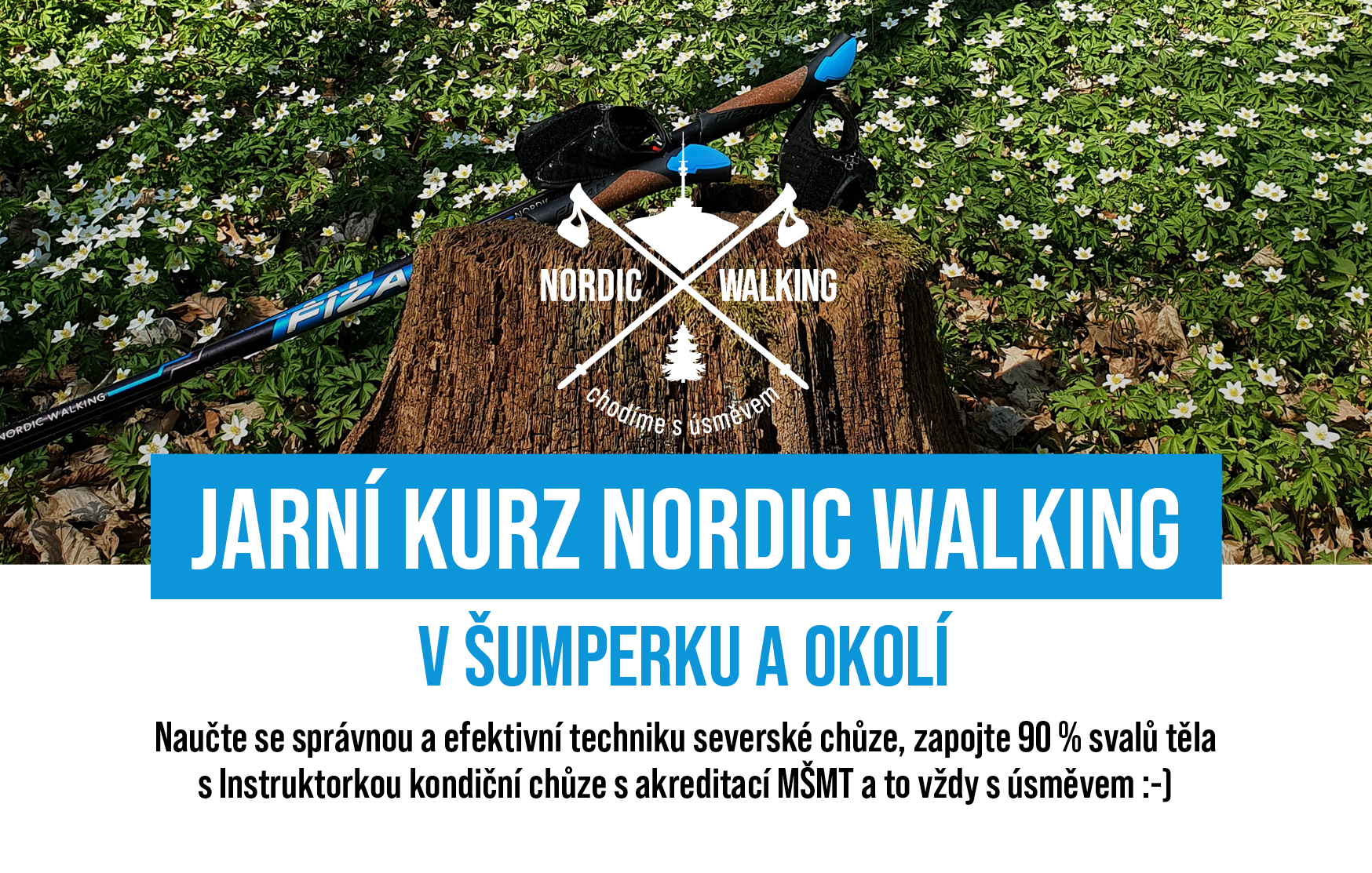 JARNÍ KURZ NORDIC WALKING