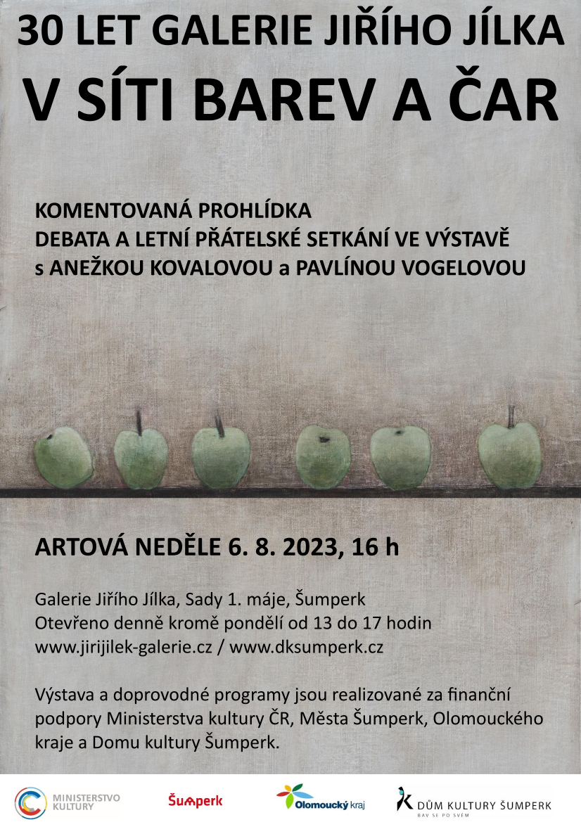 30 LET GALERIE JIŘÍHO JÍLKA / V SÍTI BAREV A ČAR / komentovaná prohlídka