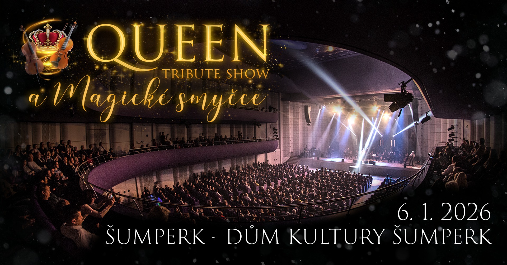 QUEEN tribute show a Magické smyčce
