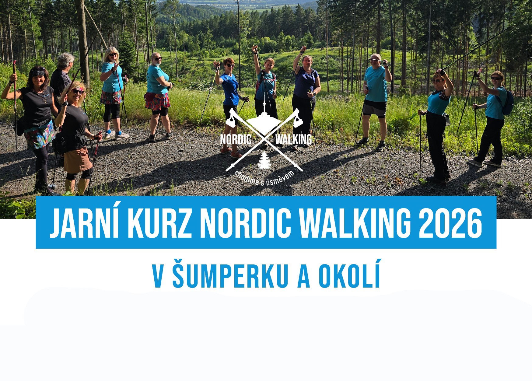 JARNÍ KURZ NORDIC WALKING - ŠUMPERK A OKOLÍ - 2026
