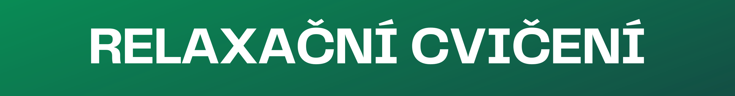 RELAXAČNÍ CVIČENÍ 1 (pondělí)