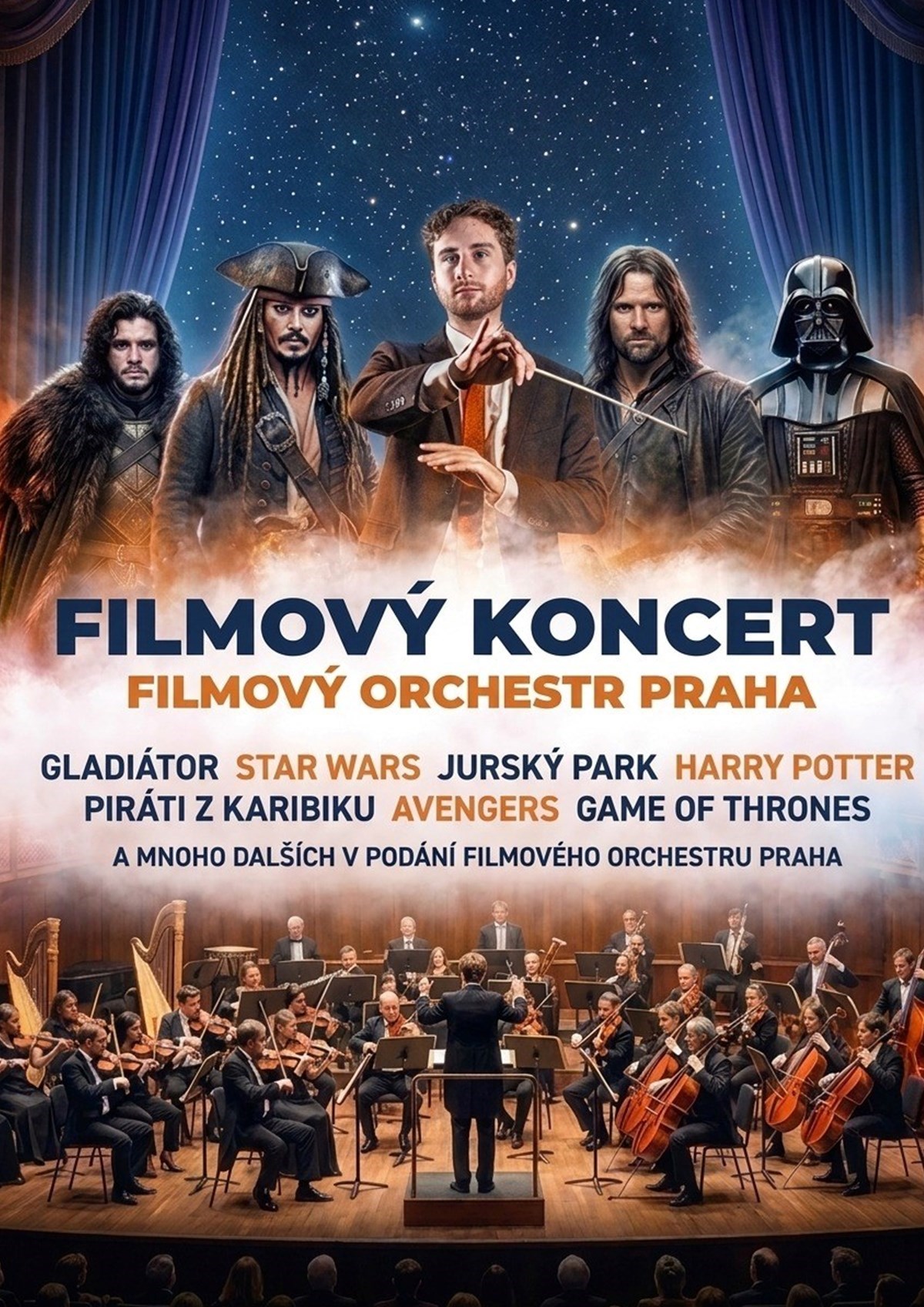 VELKÝ KONCERT FILMOVÉ HUDBY